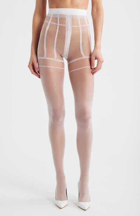 Nordstrom Sheer Corset Stripe Tights