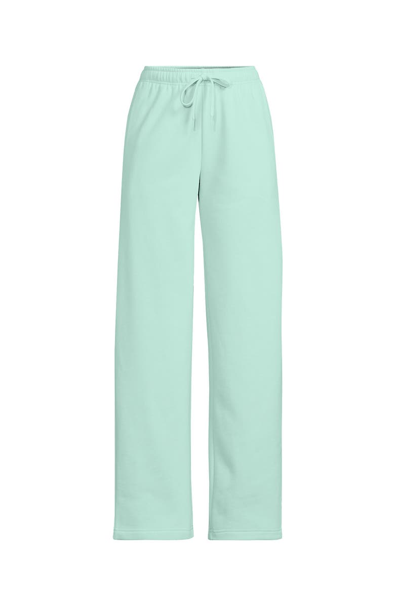 Lands' End Serious Sweats High Rise Relaxed Straight Leg Pants, Alternate, color, 