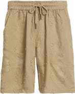 OAS Palmoza Nicola Jacquard Fil Coupé Drawstring Shorts
