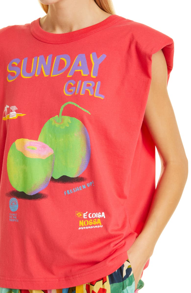 FARM Rio Sunday Girl Graphic Tee, Alternate, color,