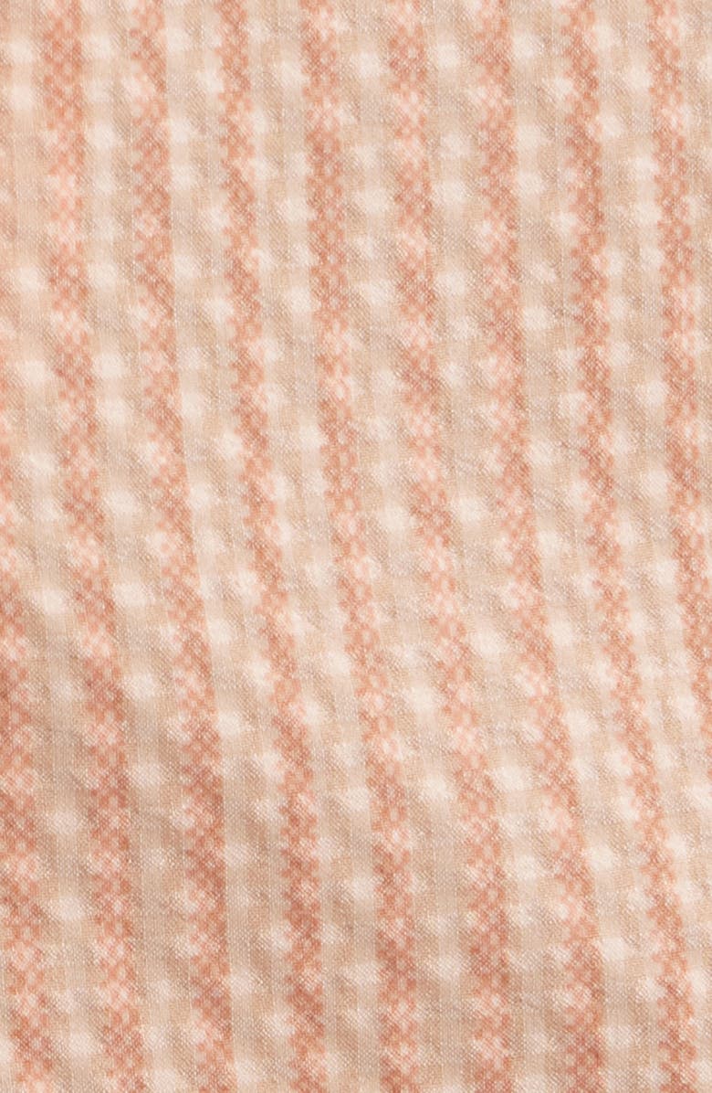 RVCA Exotica Stripe Seersucker Drawstring Shorts, Alternate, color, Apricot