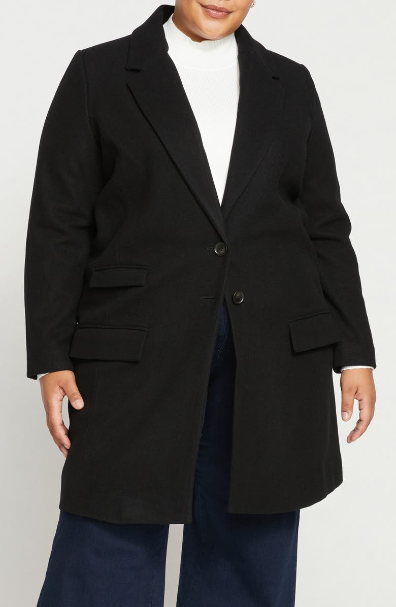 Universal Standard Harlow Classic Wool Blend Coat, Main, color, 