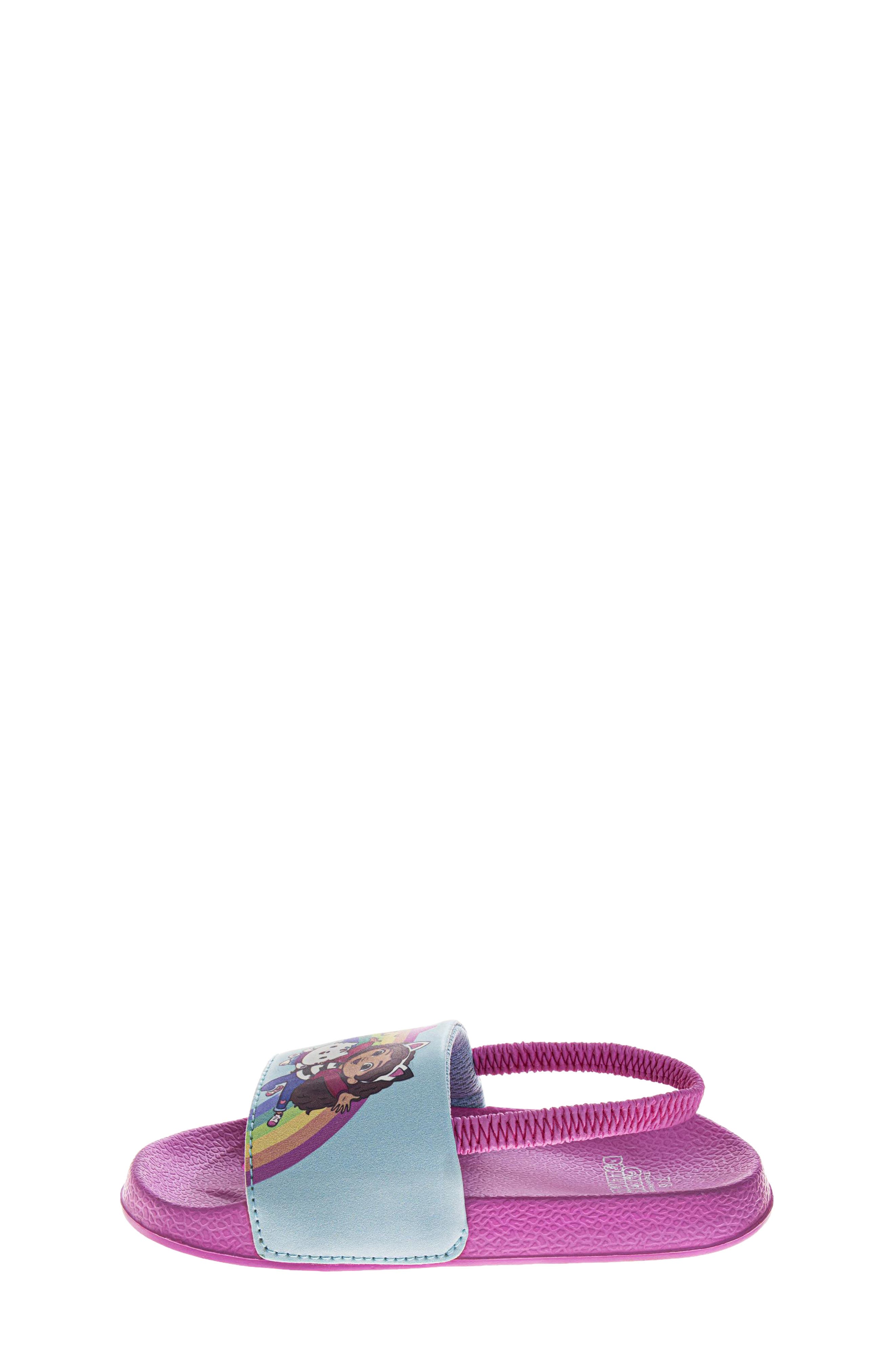 JOSMO Kids' Gabby's Dollhouse Purrfect Slide Sandal, Alternate, color, 