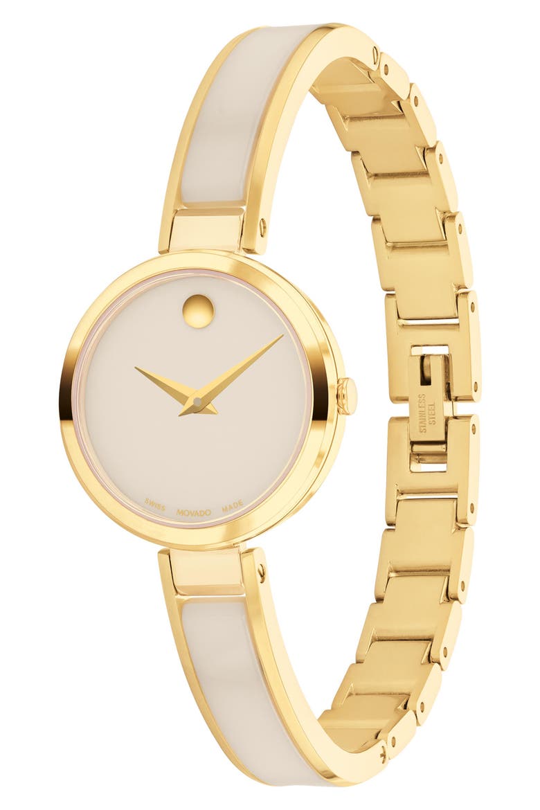 Moda Bracelet Watch, 24mm, Alternate, color, TAUPE
