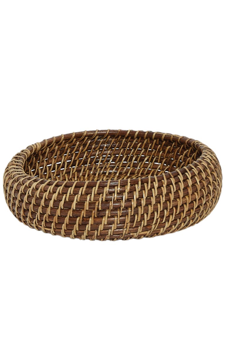 Rattan Apple Bowl, Main, color, Natural