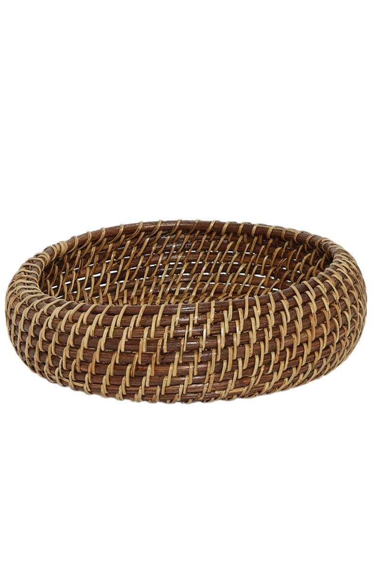 Wicker Village Rattan Apple Bowl, Main, color, Natural