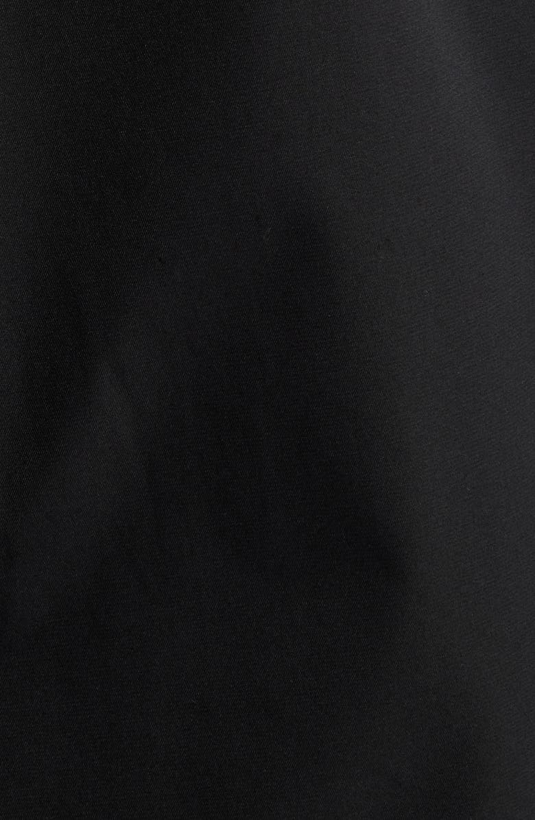 Michael Kors Water Resistant Trench Coat with Removable Hood, Alternate, color, Black