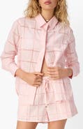 CAMI NYC Tomei Embroidered Eyelet Button-Up Shirt