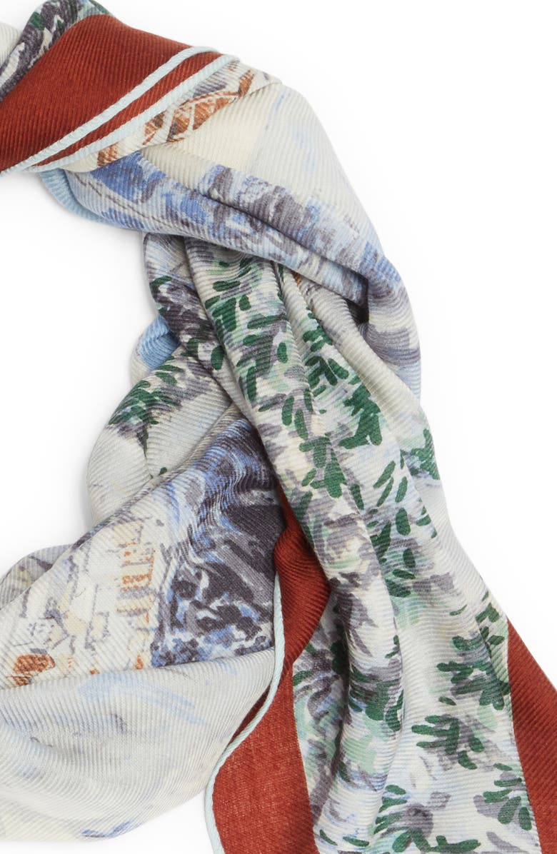 Loro Piana French Alps Cashmere & Silk Scarf, Alternate, color, 