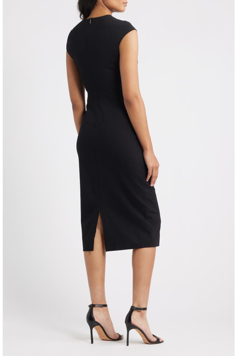 Dulisa Sheath Dress, Alternate, color, BLK
