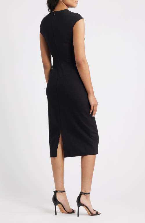 Hugo Boss Boss Dulisa Sheath Dress In Black
