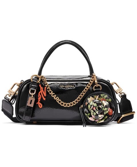 Zaylia Patent Mini Crossbody