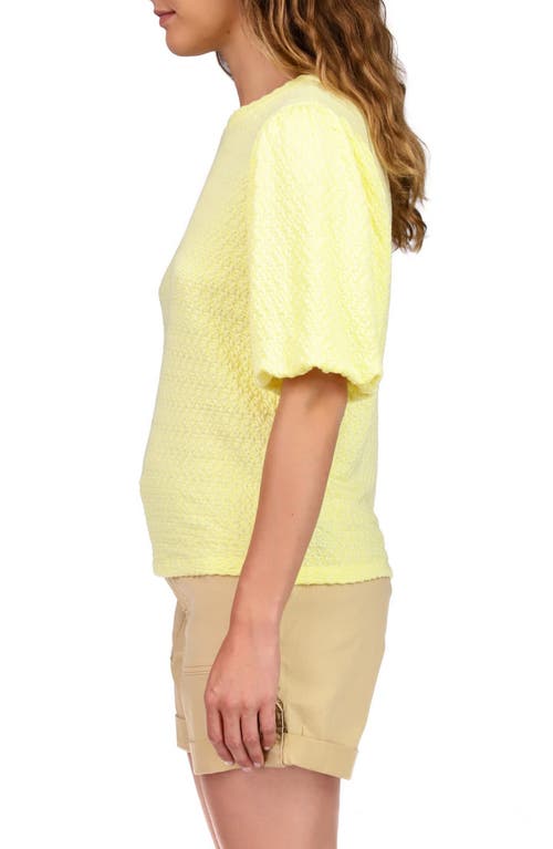 Sanctuary Regal Days Puff Sleeve Top In Lima Bean