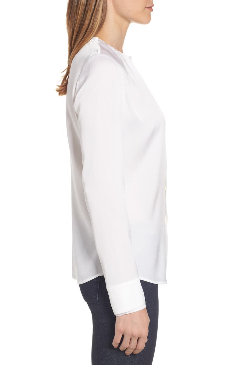 BOSS Banyra Stretch Silk Blouse, Alternate, color, 