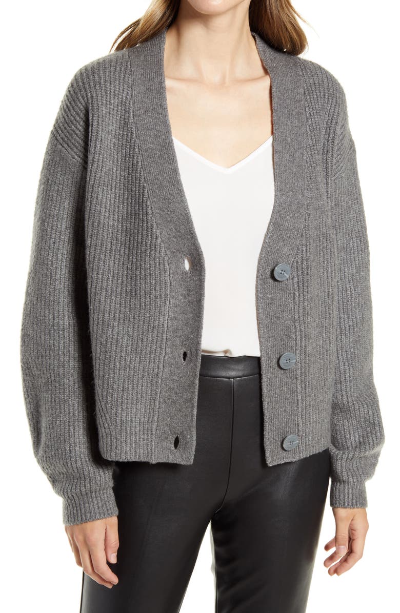 Halogen<sup>®</sup> Rib Cardigan, Alternate, color, 