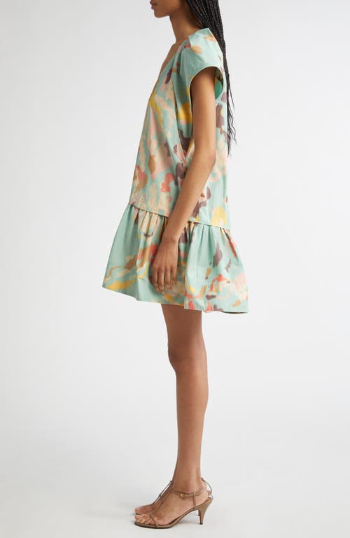 A.L.C A.L.C. EMBER ABSTRACT PRINT MINIDRESS 