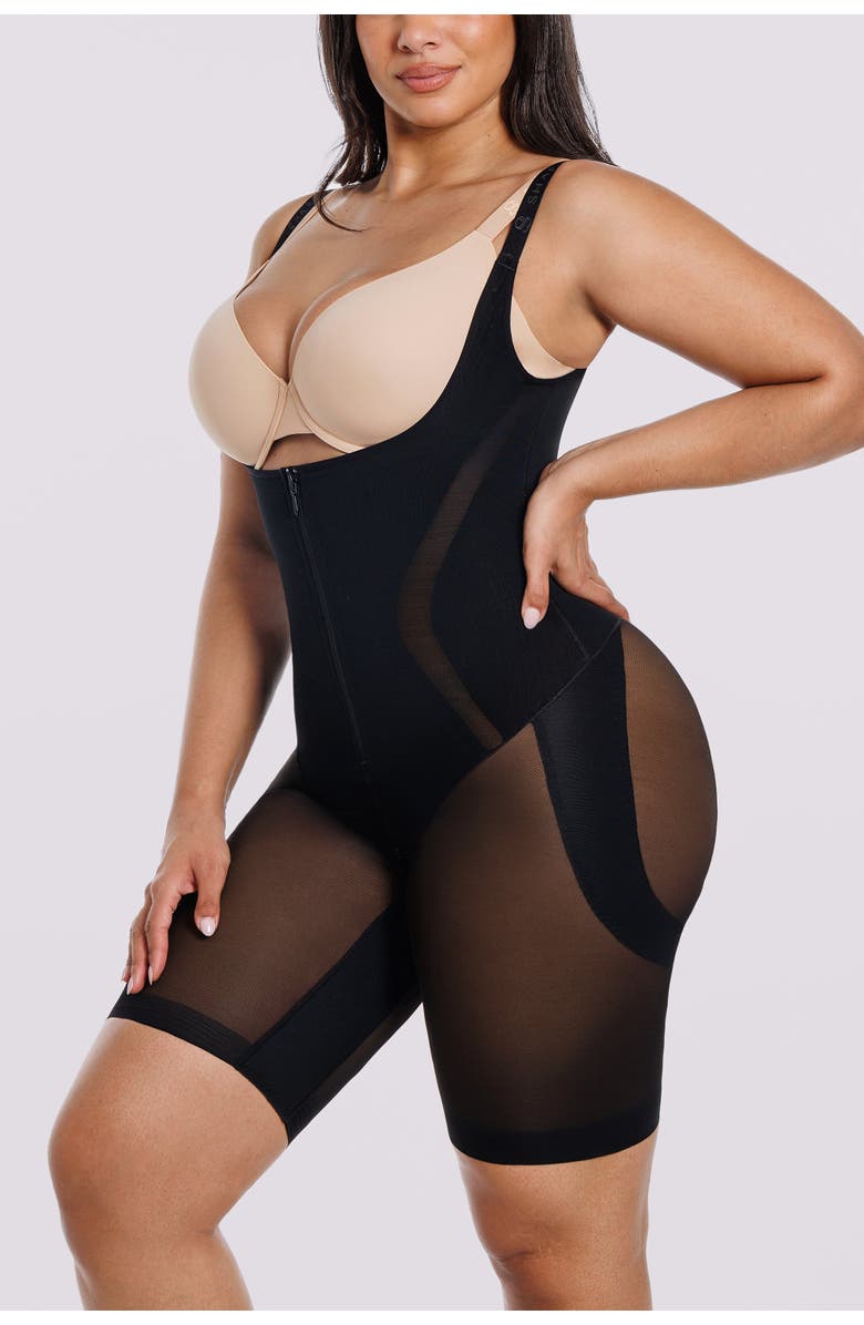 Shapellx Women's Shapewear Tummy Control Smoothing Bodysuit, Alternate, color, Black
