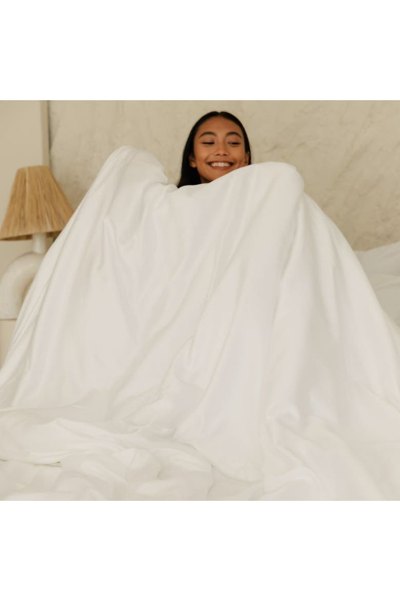 Double Cocoon Mulberry Silk-filled Quilt, Alternate, color, White