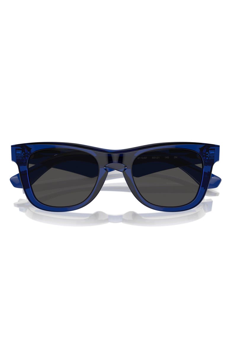 Burberry 50mm Square Sunglasses, Alternate, color, Blue