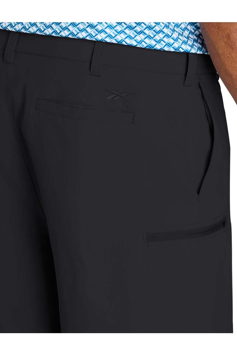 Big & Tall Golf Performance Cargo Shorts, Alternate, color, BLACK