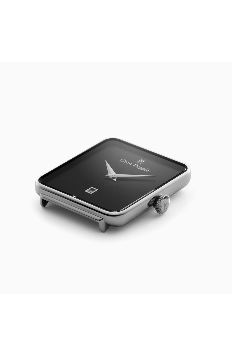 Elton Pepple Men's Classic Telma - Bucktown, 38mm, Alternate, color, Black/Silver