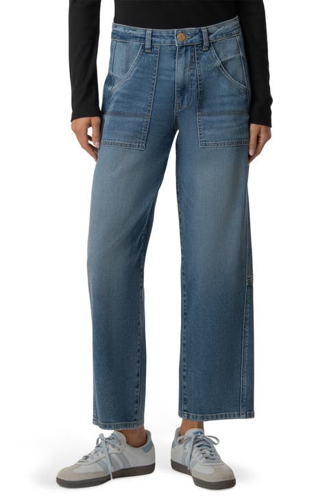 Ashton High Waist Crop Barrel Jeans