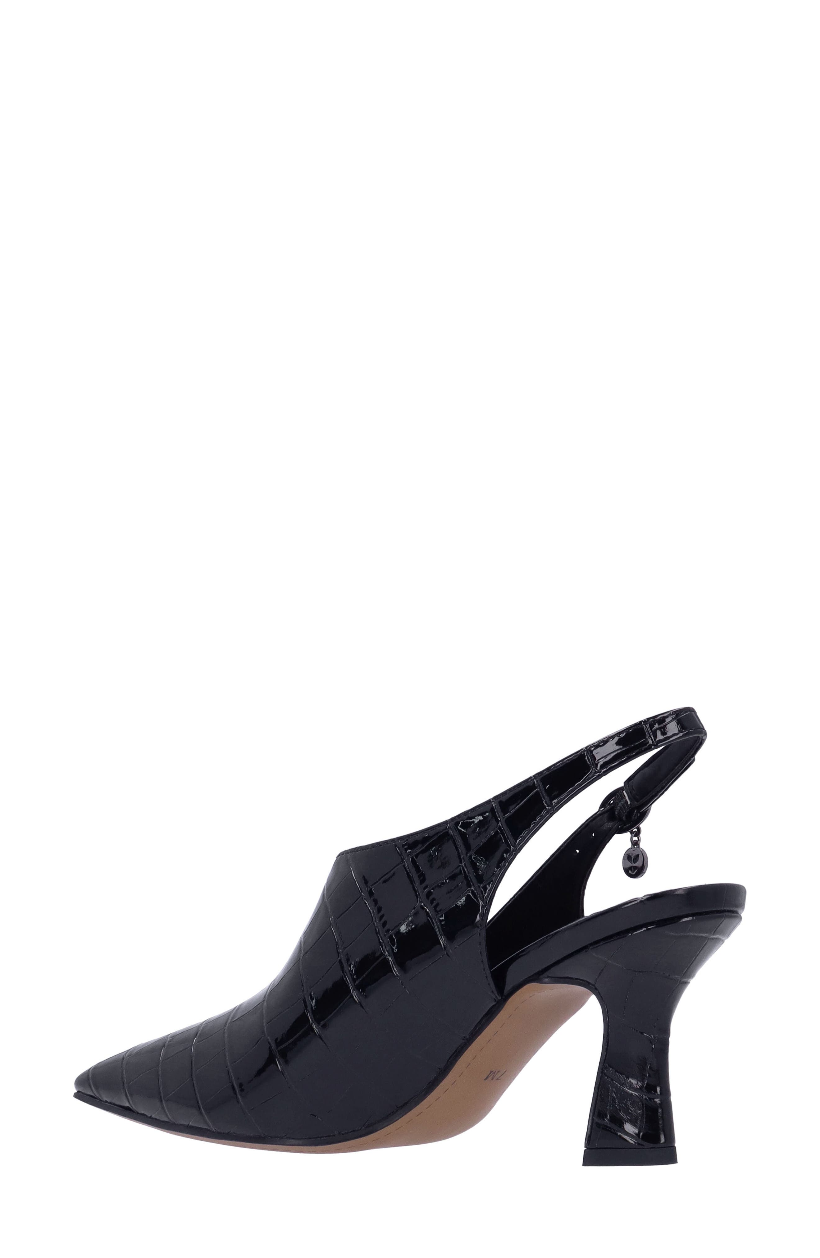 J. Reneé Prissy Slingback Pump, Alternate, color, Black