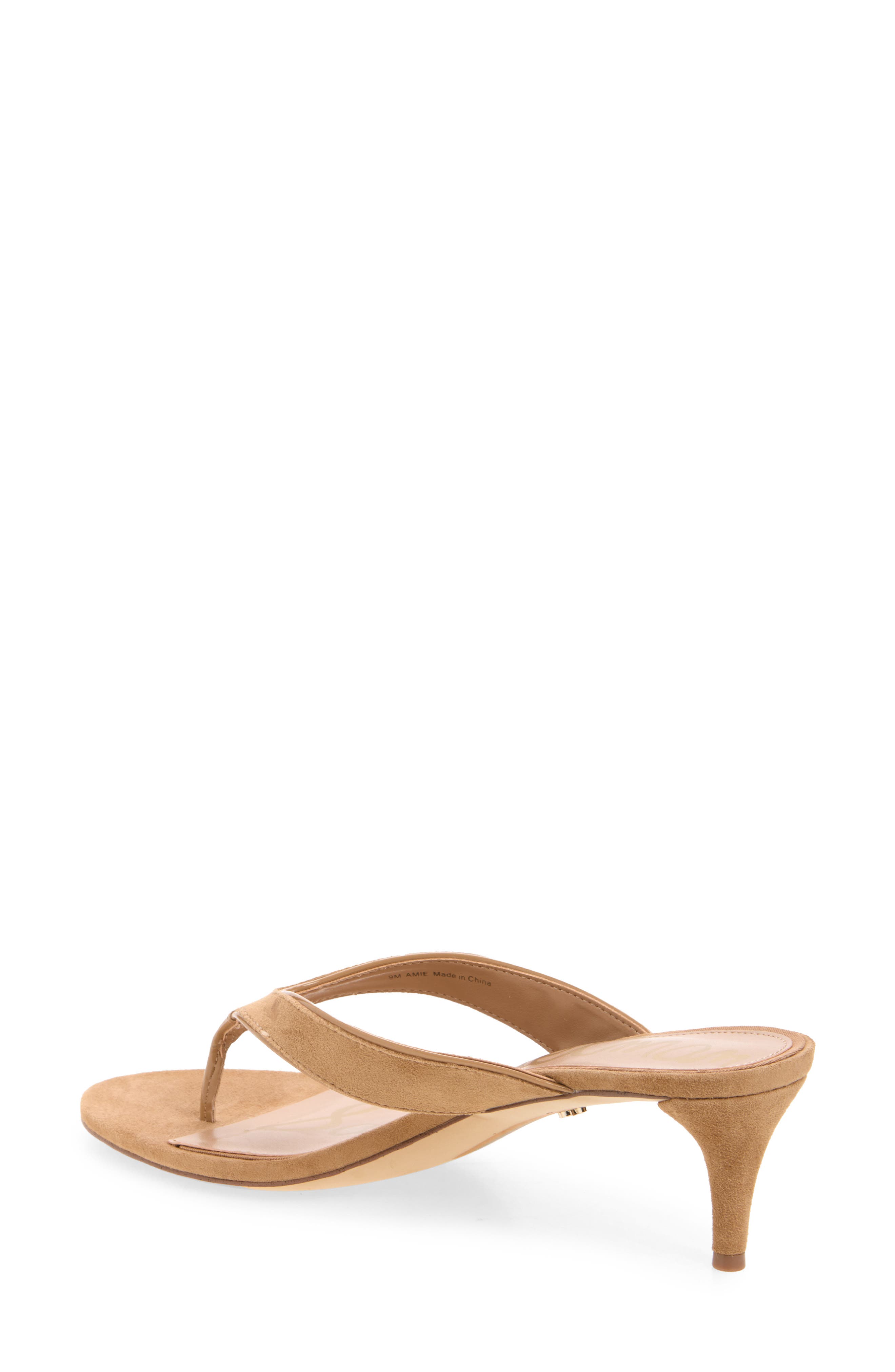 Amie Kitten Heel Flip Flop, Alternate, color, CYPRUS TAN