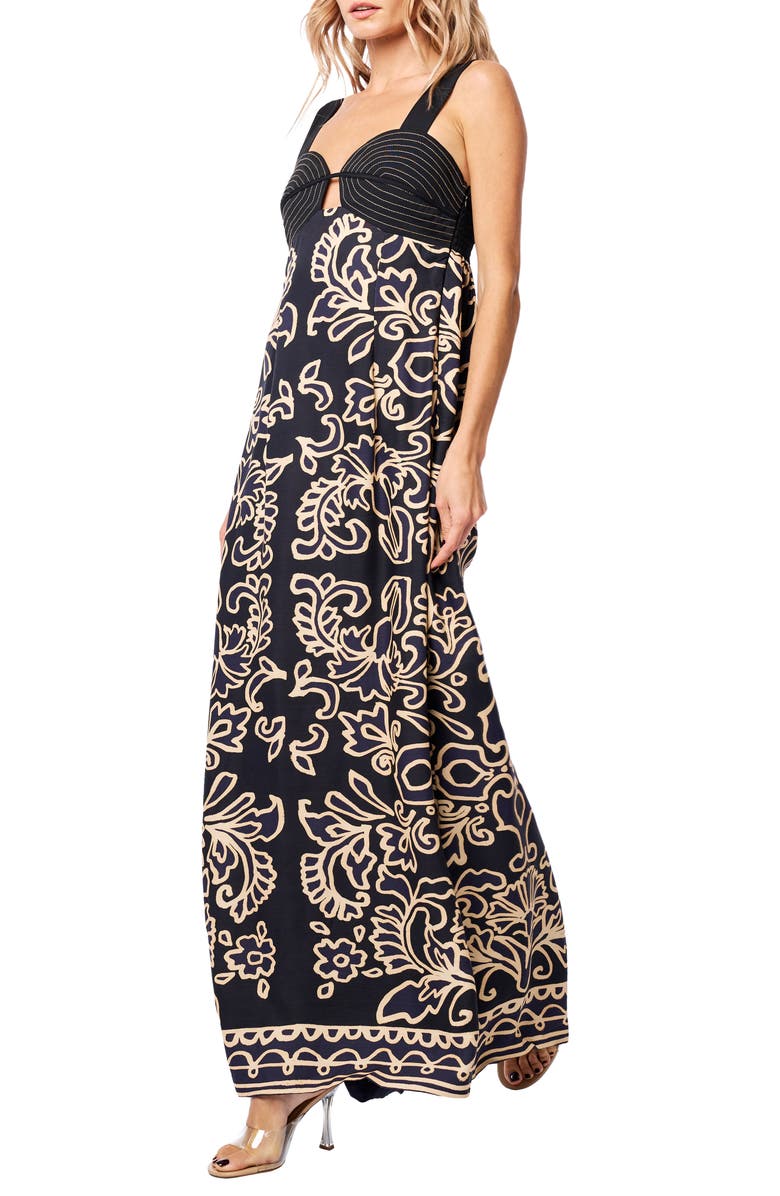 CIEBON Carini Sleeveless Maxi Dress, Alternate, color, Black