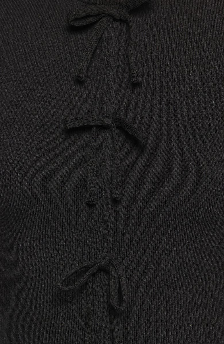 Petal & Pup Milani Bow Front Sweater Tank, Alternate, color, Black