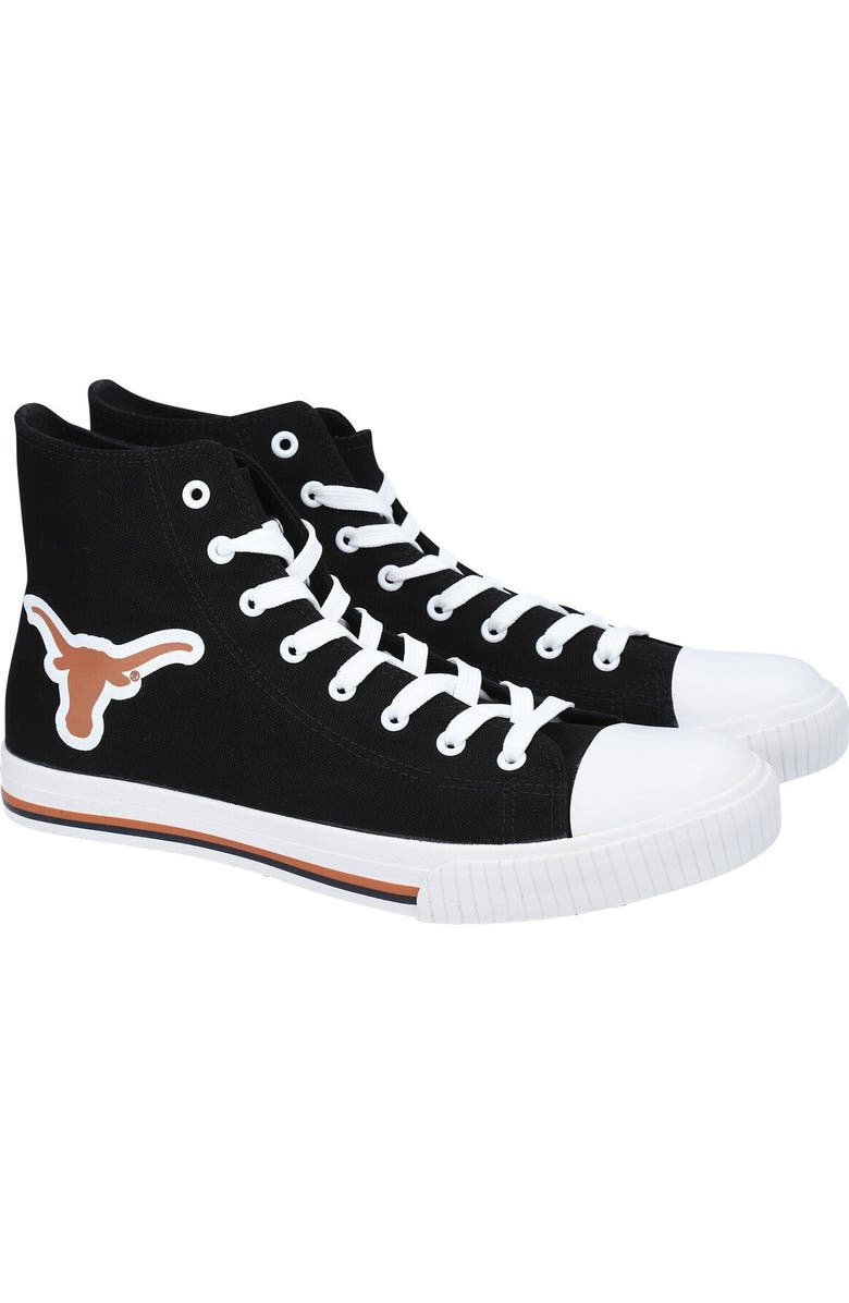 FOCO Men's FOCO Texas Longhorns Big Logo High Top Canvas Shoes, Alternate, color,