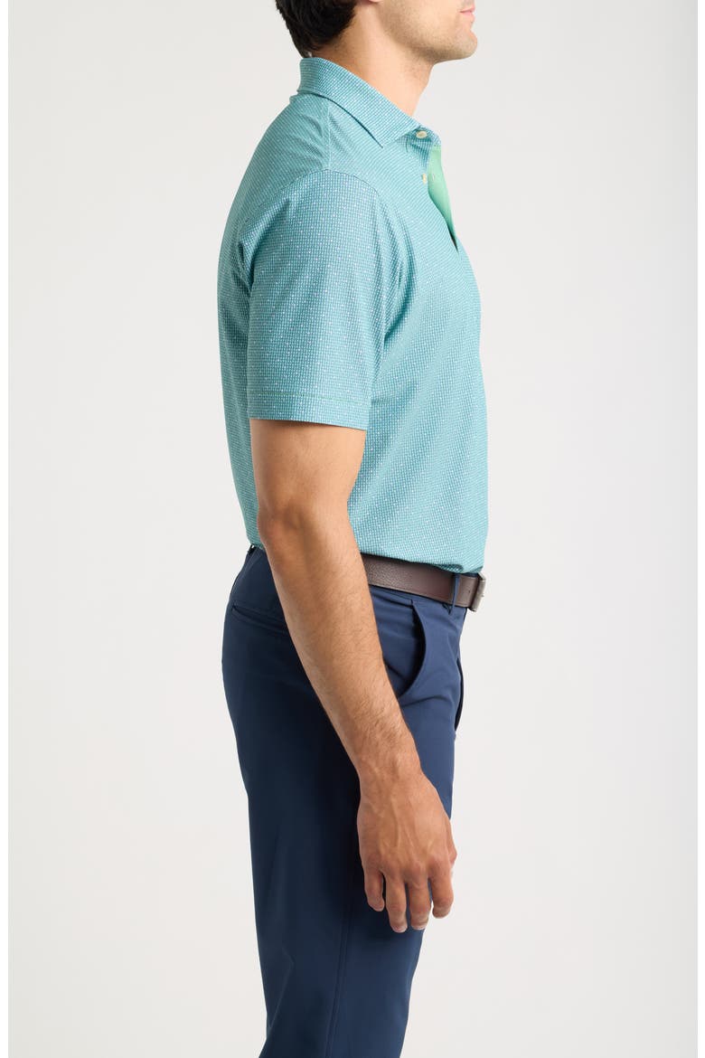 Dirty Martini Summer Comfort Performance Mesh Polo, Alternate, color, FRESH MINT