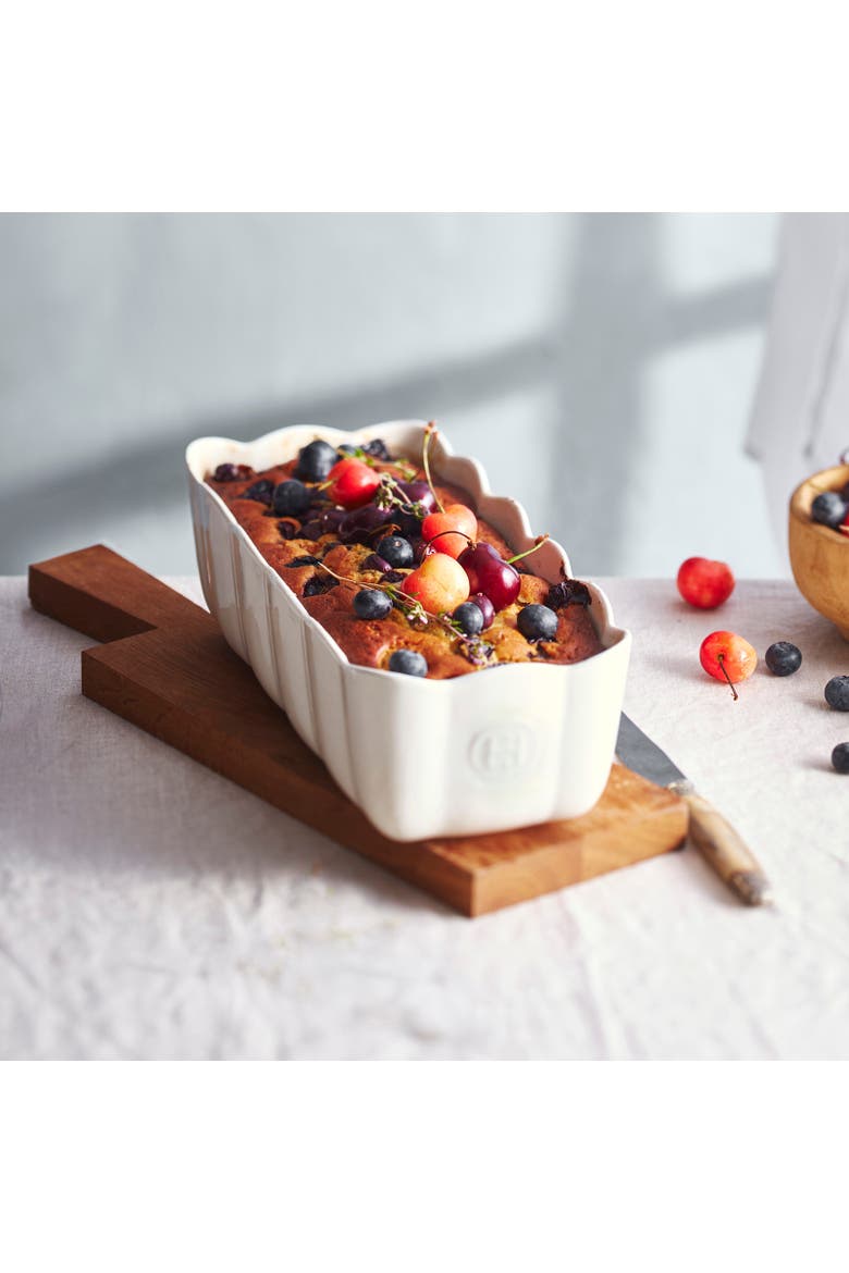Madeleine Ceramic Loaf Pan, Alternate, color, Clay