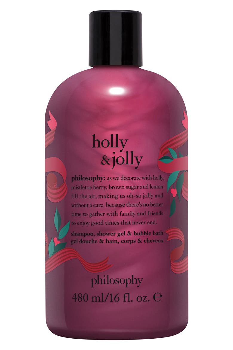 shampoo, shower gel & bubble bath (Limited Edition), Main, color, HOLLY/JOLLY