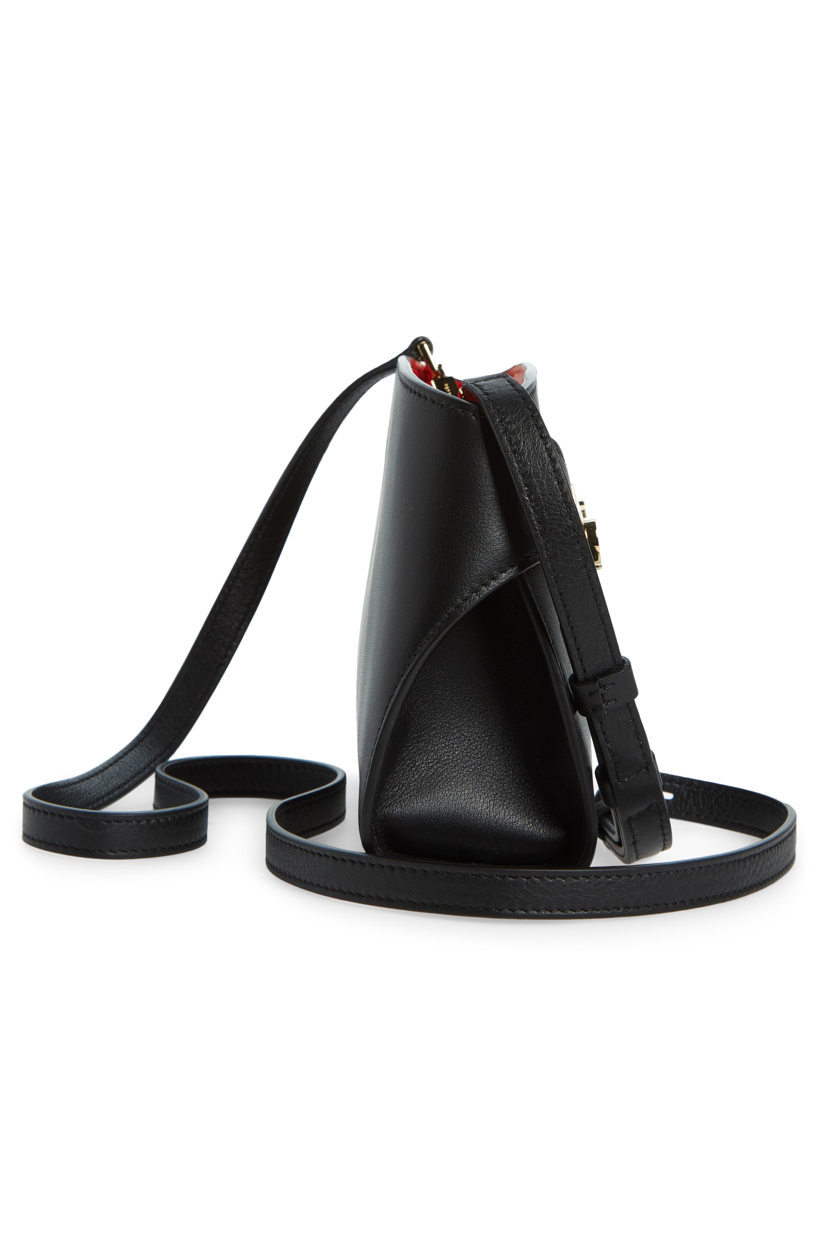 FERRAGAMO Hug Soft Leather Convertible Bag, Alternate, color, Nero