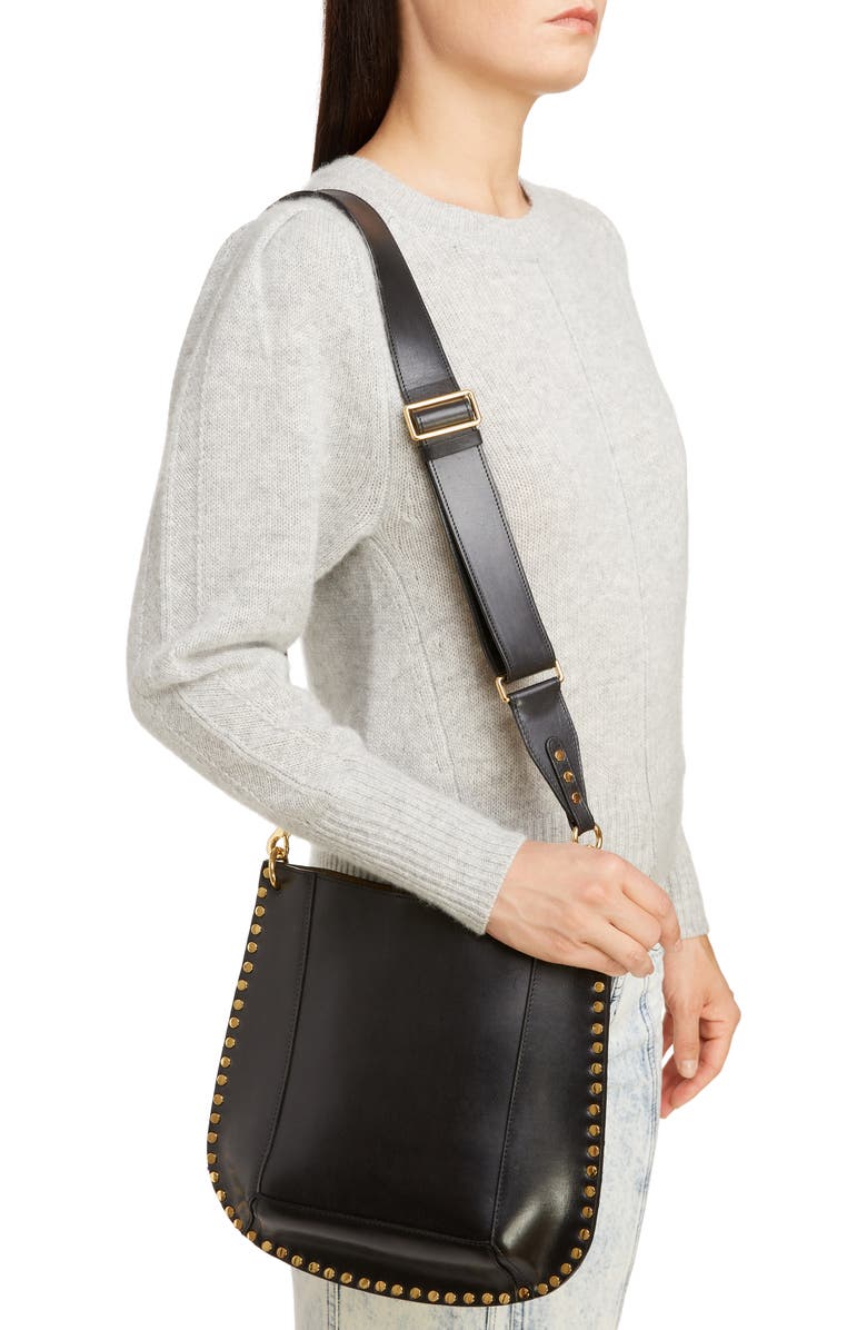 Isabel Marant Oskan New Leather Hobo, Alternate, color,