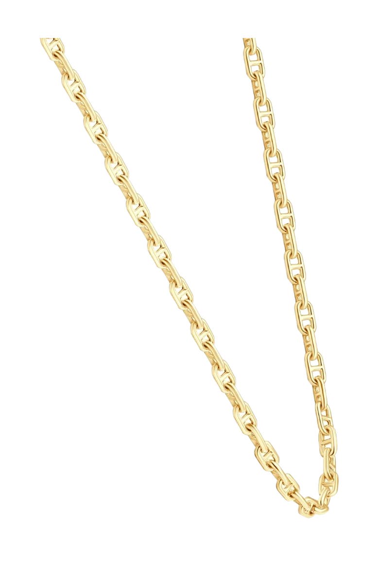 Bliss Diamond 14k Gold Marine Women's 24" Chain Necklace 22 Grams 5.5mm Thick, Alternate, color, 14K Yellow Gold