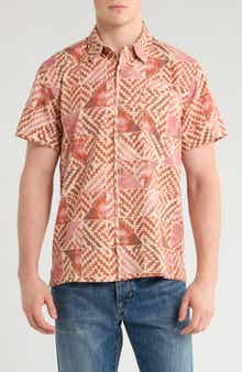 Lucky Brand Playa Short Sleeve Button-Up Shirt