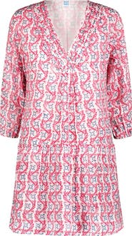Mer St. Barth Marina Women's Mini Dress Jaipur Bloom