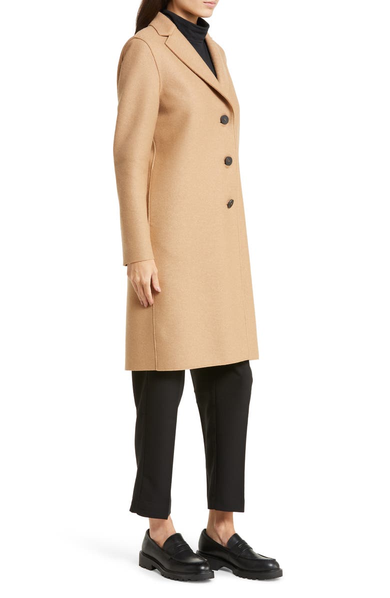 Harris Wharf London Women's Pressed Wool Overcoat, Alternate, color, 