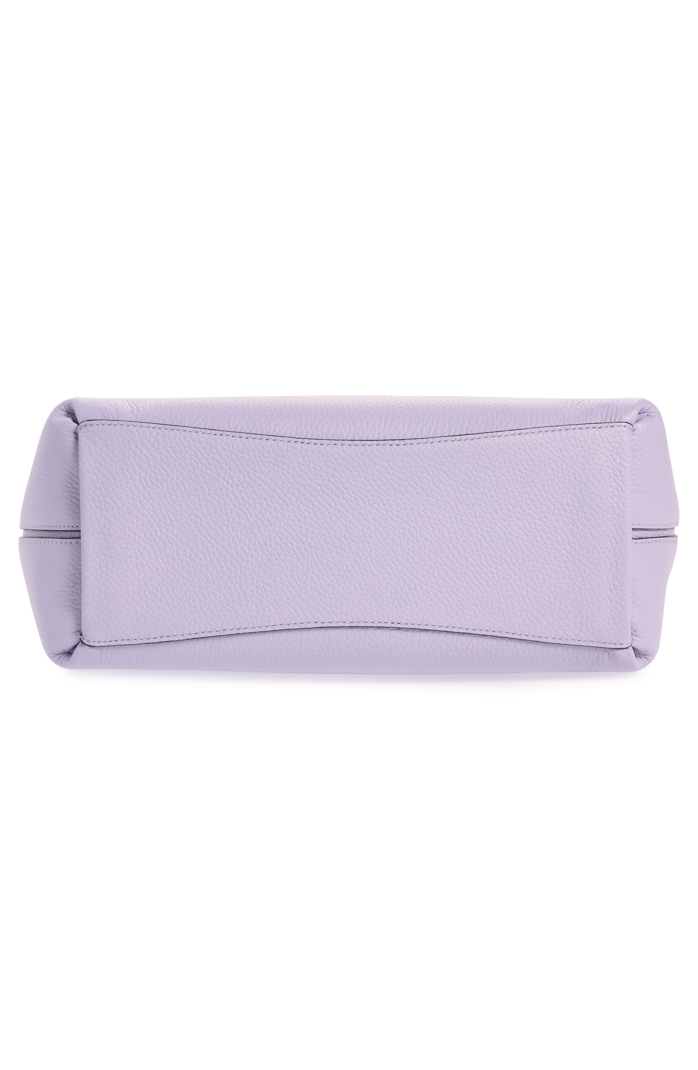Kate Spade New York leather shoulder bag, Alternate, color, Lilac Frost