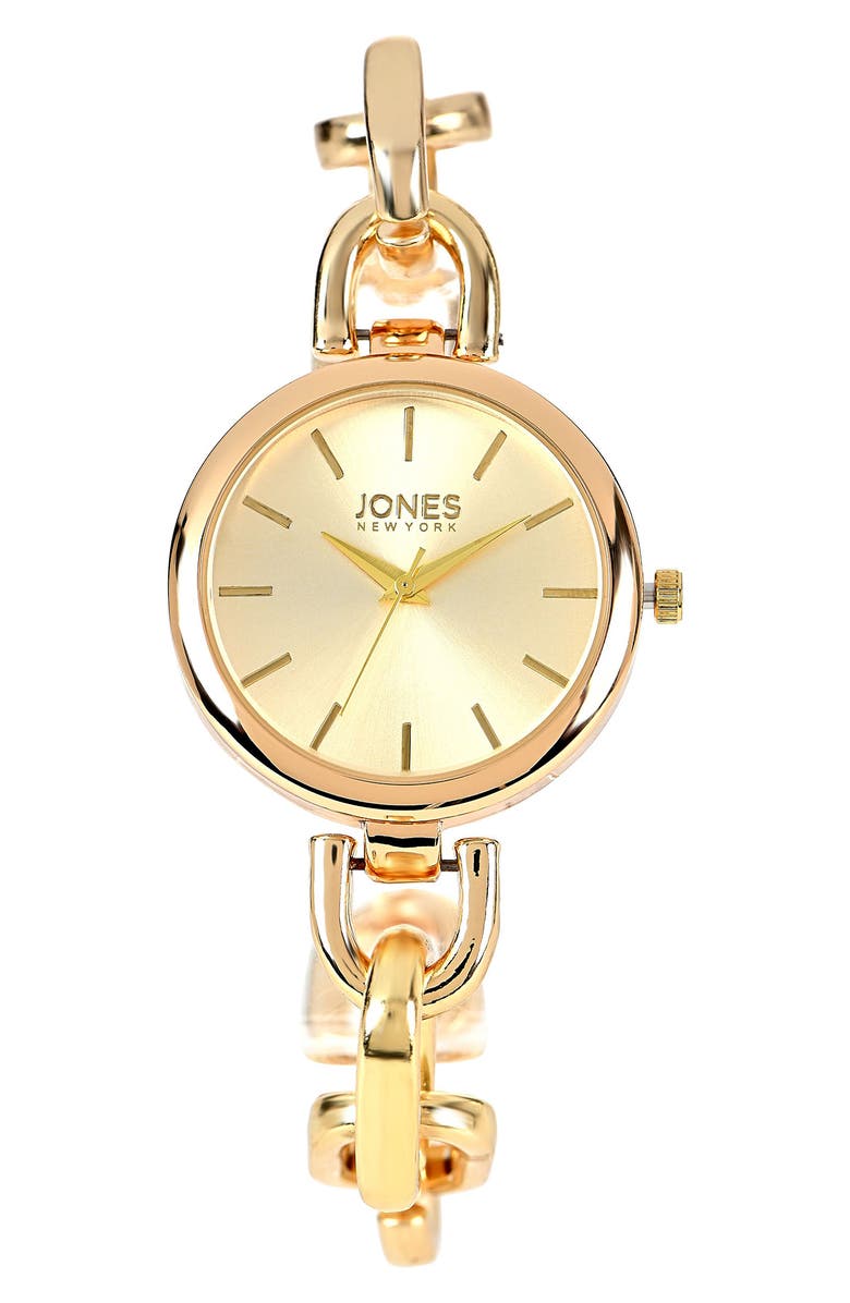 Jones New York Bracelet Watch & Bracelet Set, 34mm, Alternate, color, Gold