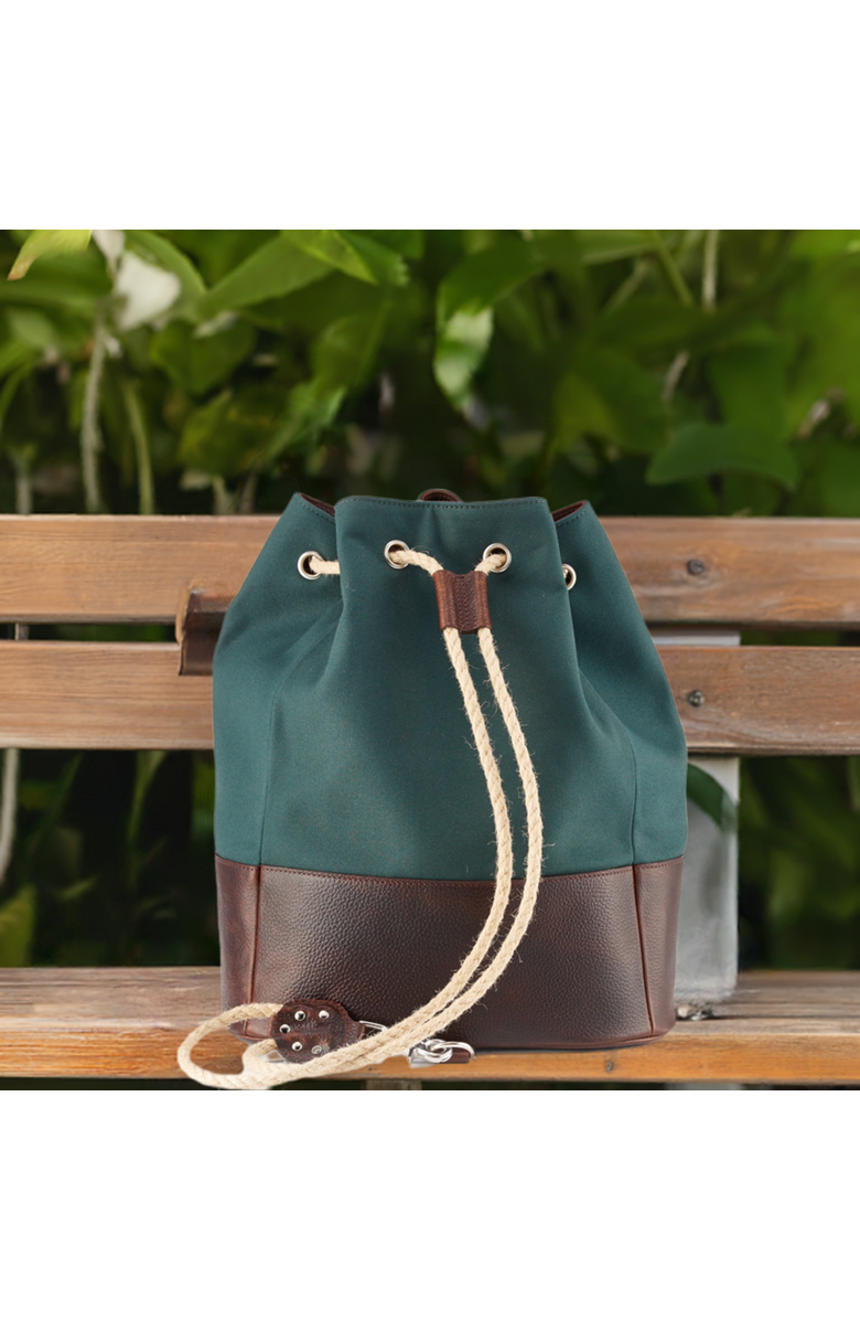 Prince of Scots Wanderlust Canvas Duffle Bag, Alternate, color, Classic Green