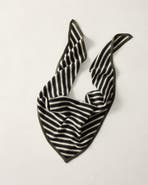 Haven Well Within Wool and Cashmere Striped Triangle Scarf