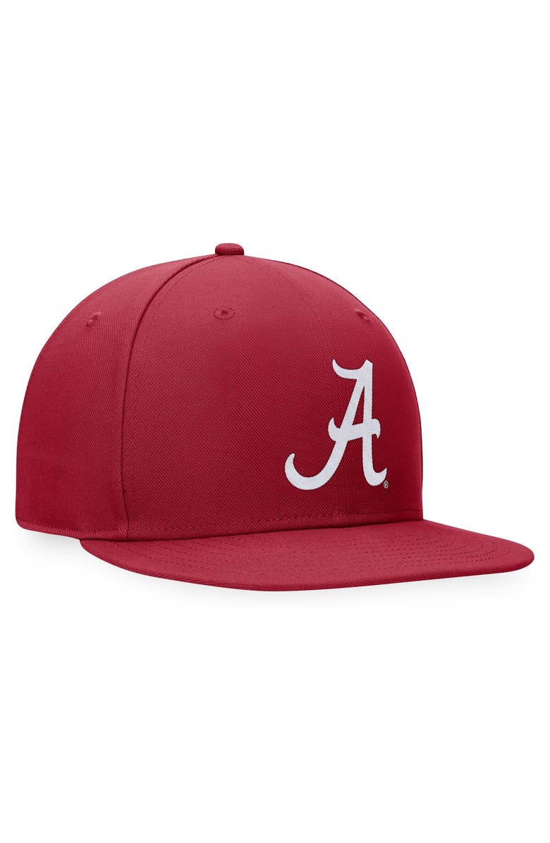 TOP OF THE WORLD Men's Top of the World Crimson Alabama Crimson Tide Fitted Hat, Alternate, color, 