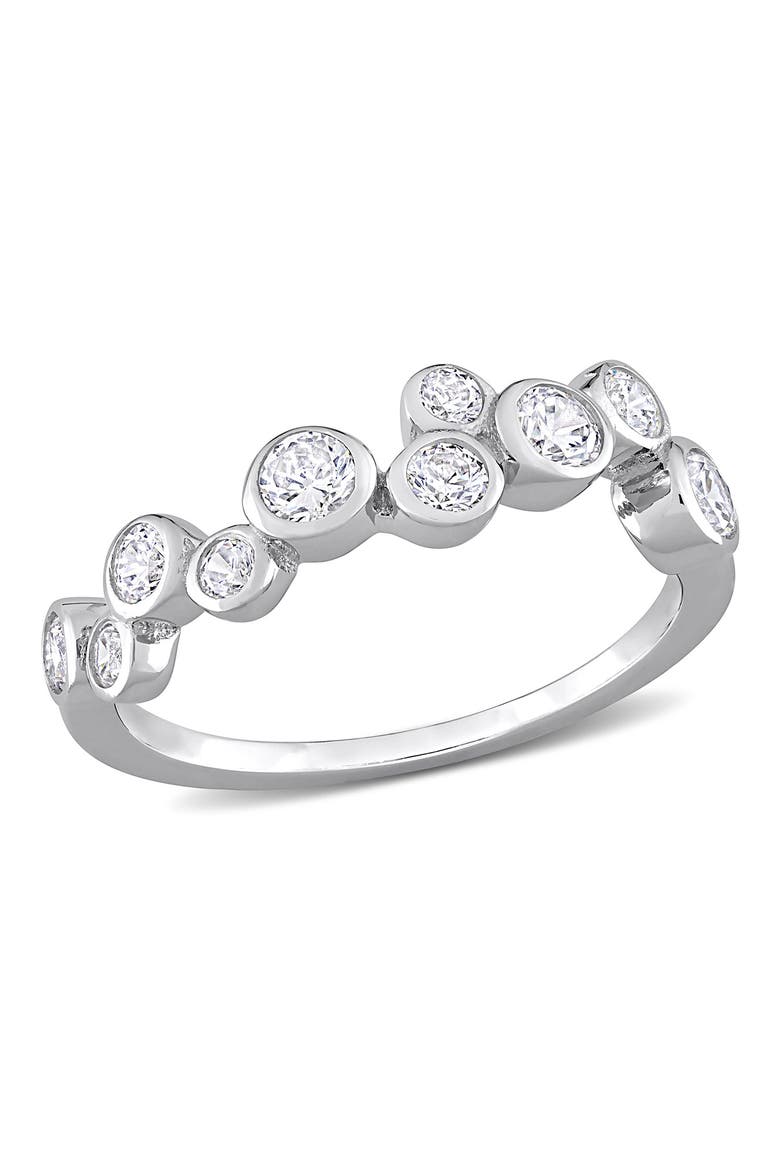 Sterling Silver CZ Ring, Main, color, WHITE