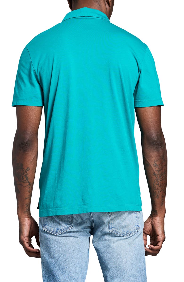 Billy Reid Pensacola Organic Cotton Polo, Alternate, color, Fanfare