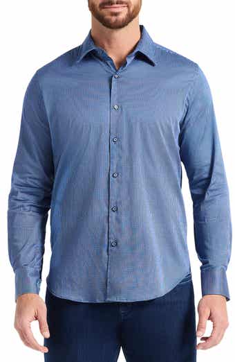 Cortland Stretch Cotton Button-Up Shirt