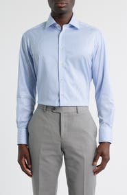 1863 by Eterna Luxury Modern Fit Micro Stripe Non-Iron Dress Shirt