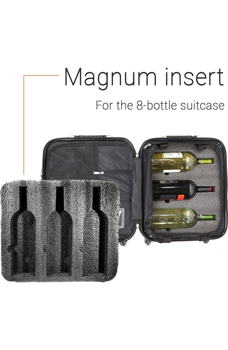 VinGardeValise Insert Petite Magnum, Alternate, color, Black